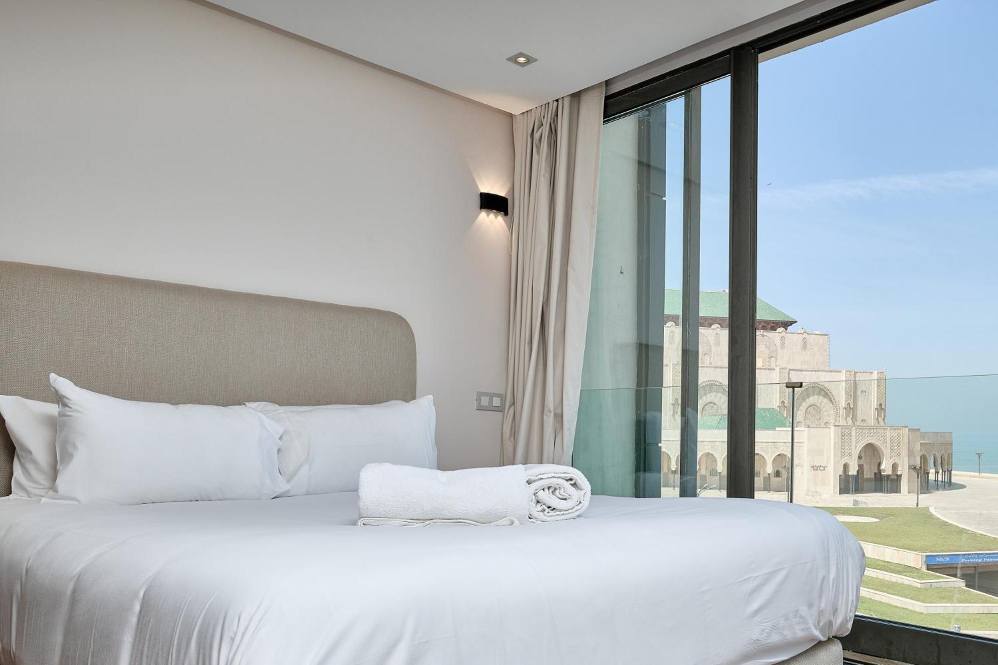 Apartamento Sea View-Mosquée Hassan II- By CasaKhemsa  Casa Blanca Exterior foto
