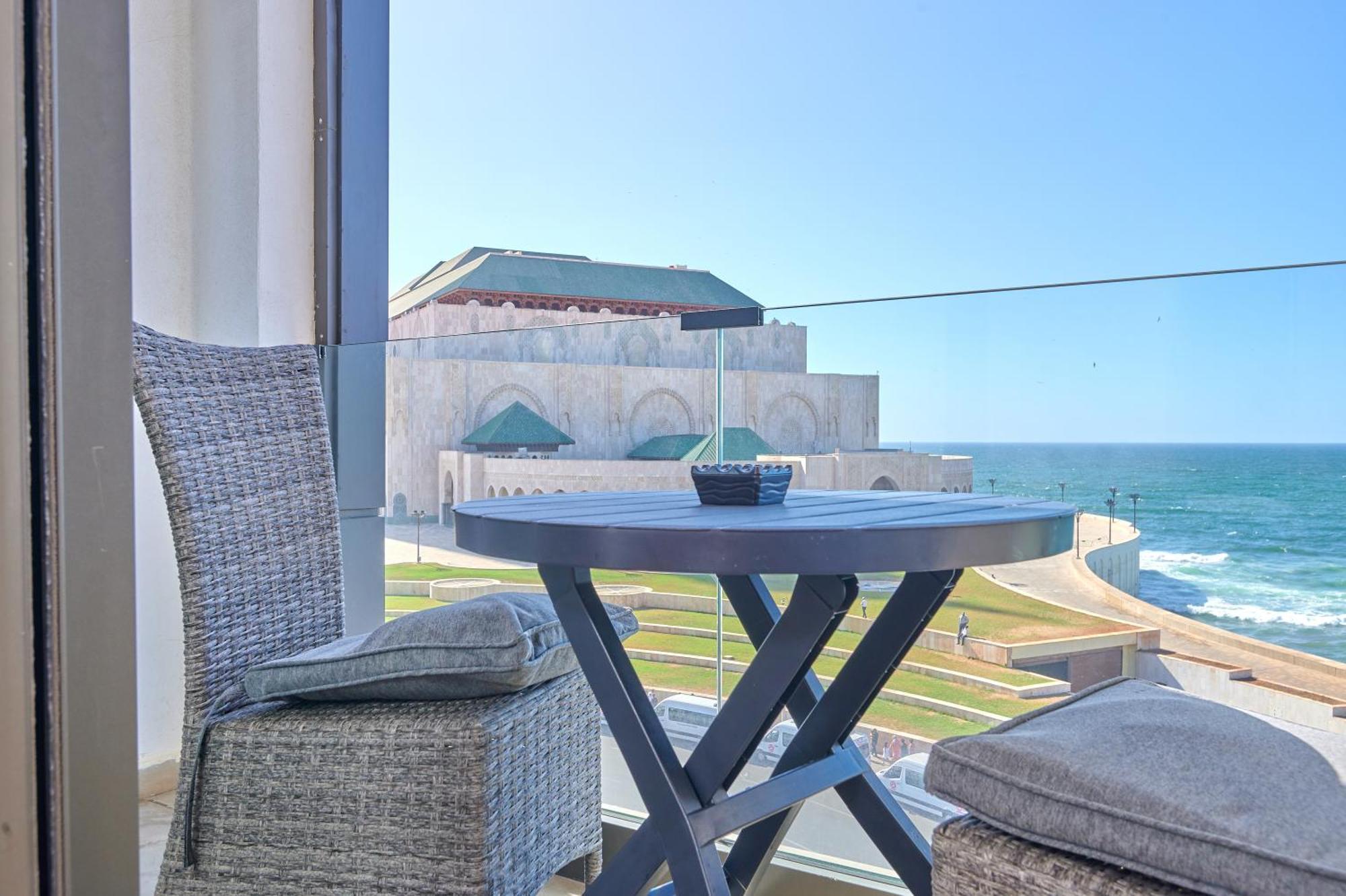 Apartamento Sea View-Mosquée Hassan II- By CasaKhemsa  Casa Blanca Exterior foto