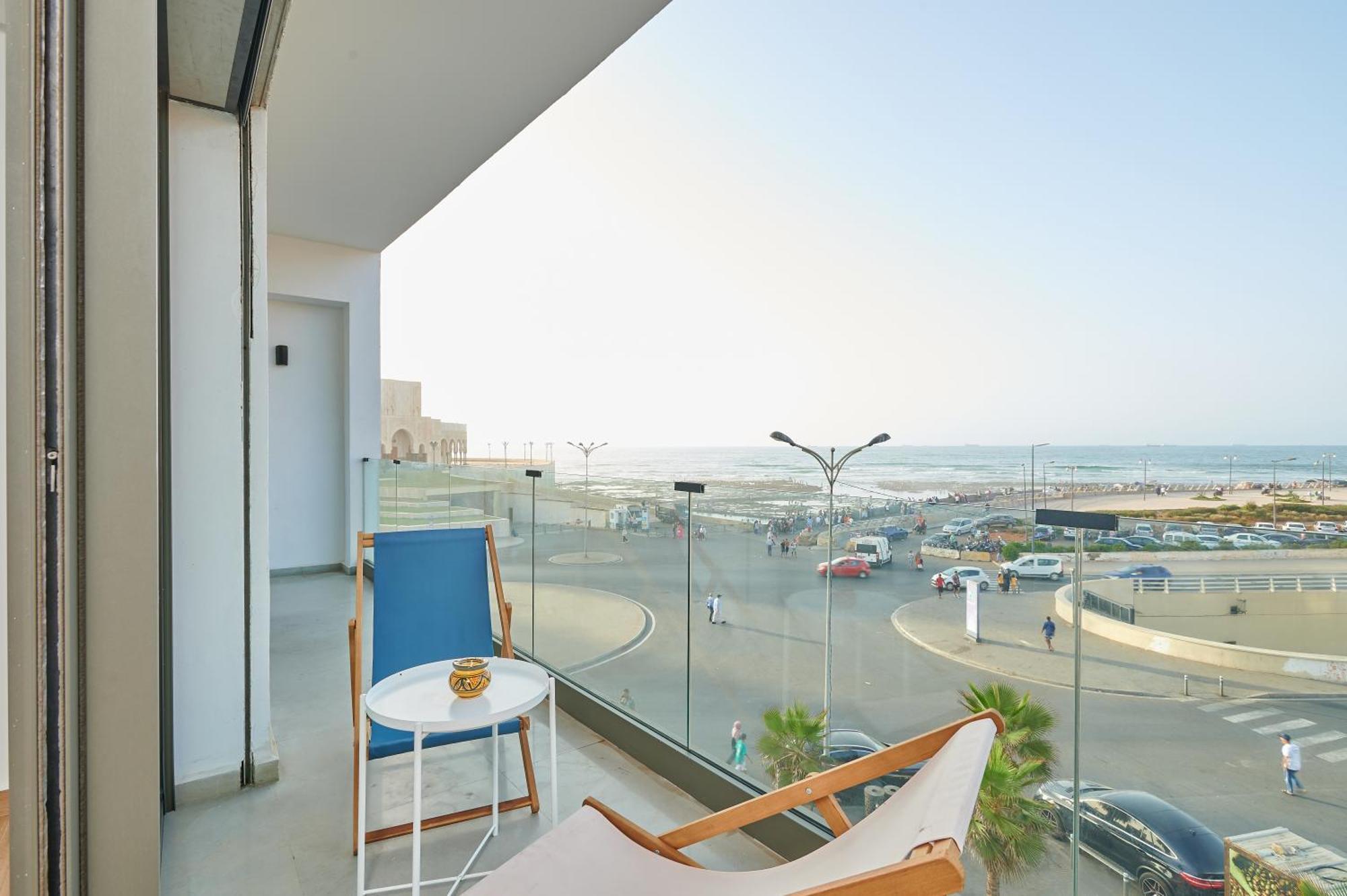 Apartamento Sea View-Mosquée Hassan II- By CasaKhemsa  Casa Blanca Exterior foto