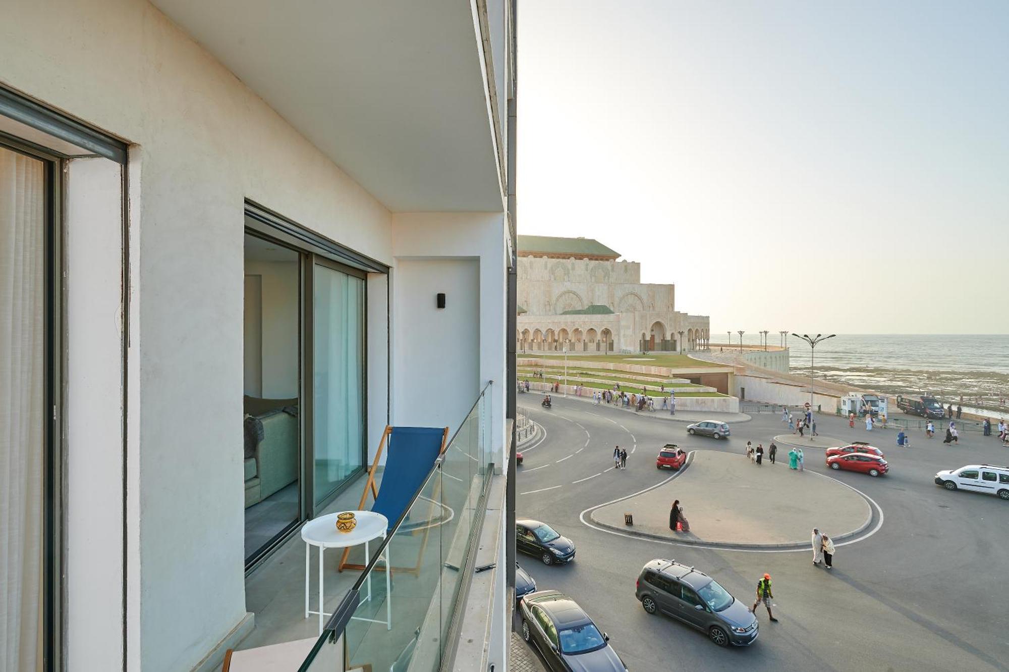 Apartamento Sea View-Mosquée Hassan II- By CasaKhemsa  Casa Blanca Exterior foto