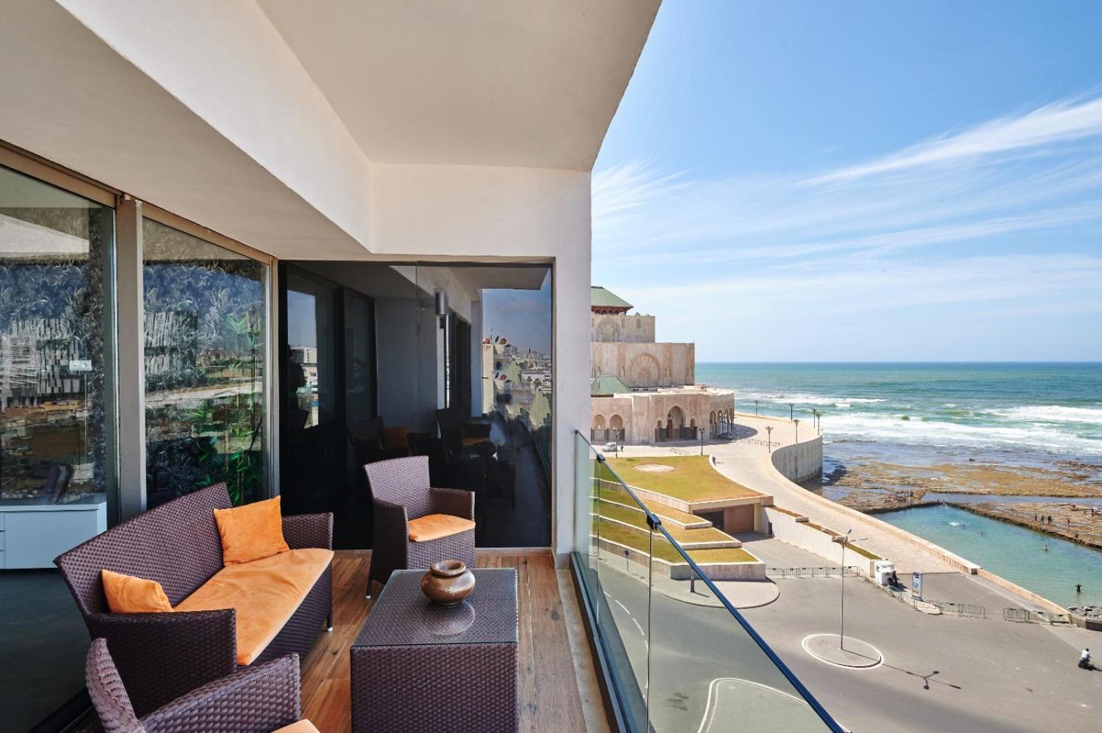 Apartamento Sea View-Mosquée Hassan II- By CasaKhemsa  Casa Blanca Exterior foto